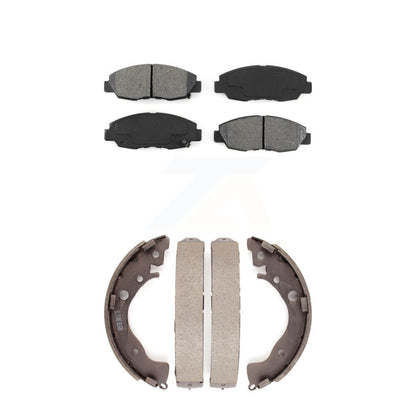 [Avant + Arrière] Kit de plaquette (semi-métallique) de frein pour Honda Civic KSN-100049