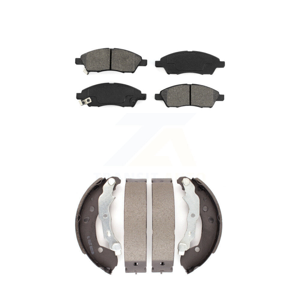 [Avant + Arrière] Kit de plaquette (semi-métallique) de frein pour Nissan Versa Note Micra KSN-100050