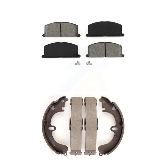 [Avant + Arrière] Kit de plaquette (semi-métallique) de frein pour Toyota Corolla Celica Camry Tercel KSN-100054