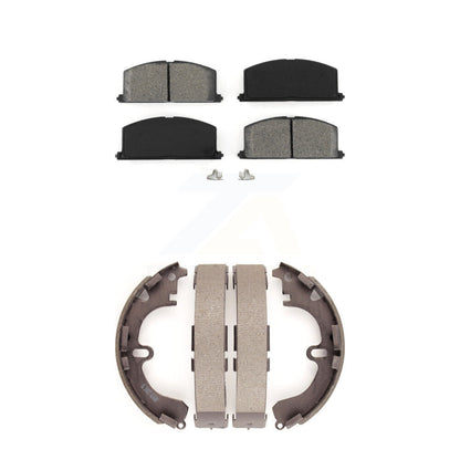 [Avant + Arrière] Kit de plaquette (semi-métallique) de frein pour Toyota Corolla Geo Prizm Chevrolet Nova KSN-100055