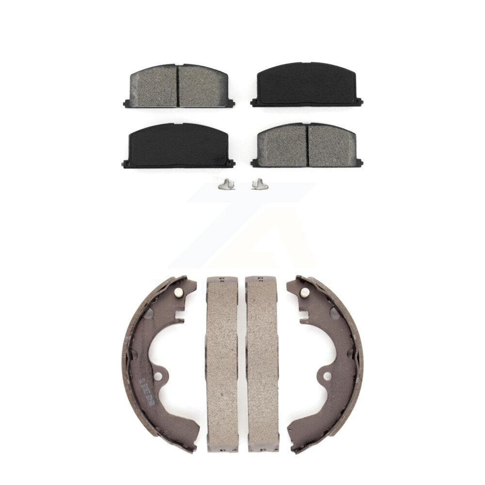 [Avant + Arrière] Kit de plaquette (semi-métallique) de frein pour Toyota Tercel Paseo KSN-100056