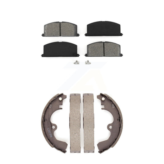[Avant + Arrière] Kit de plaquette (semi-métallique) de frein pour Toyota Tercel Paseo KSN-100056