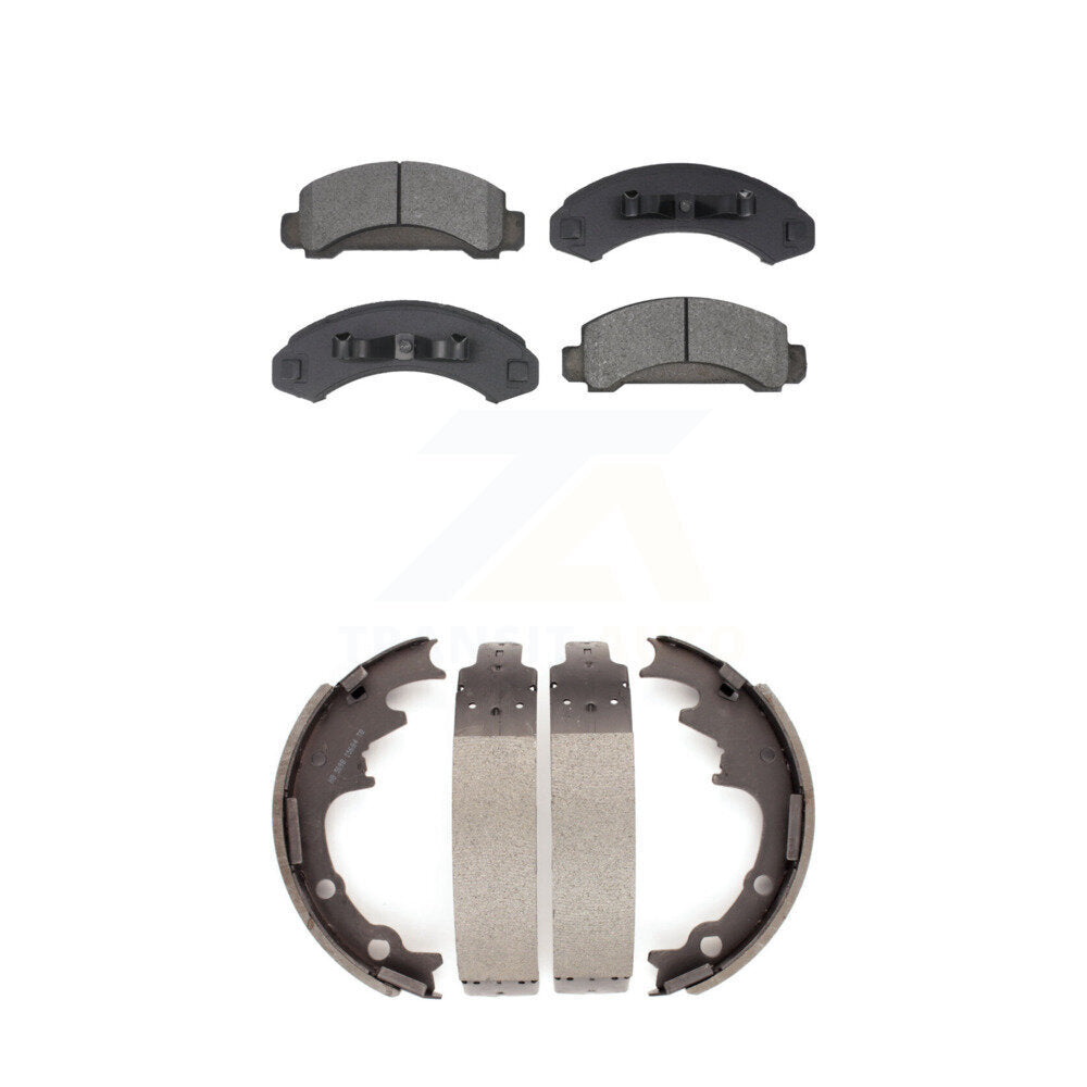 [Avant + Arrière] Kit de plaquette (semi-métallique) de frein pour Ford Ranger Bronco II Mazda B4000 B3000 B2300 KSN-100057