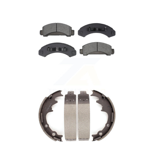 [Avant + Arrière] Kit de plaquette (semi-métallique) de frein pour Ford Ranger Bronco II Mazda B4000 B3000 B2300 KSN-100057