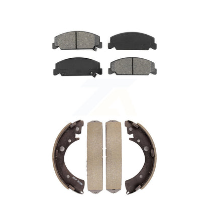[Avant + Arrière] Kit de plaquette (semi-métallique) de frein pour Honda Civic Accord KSN-100062