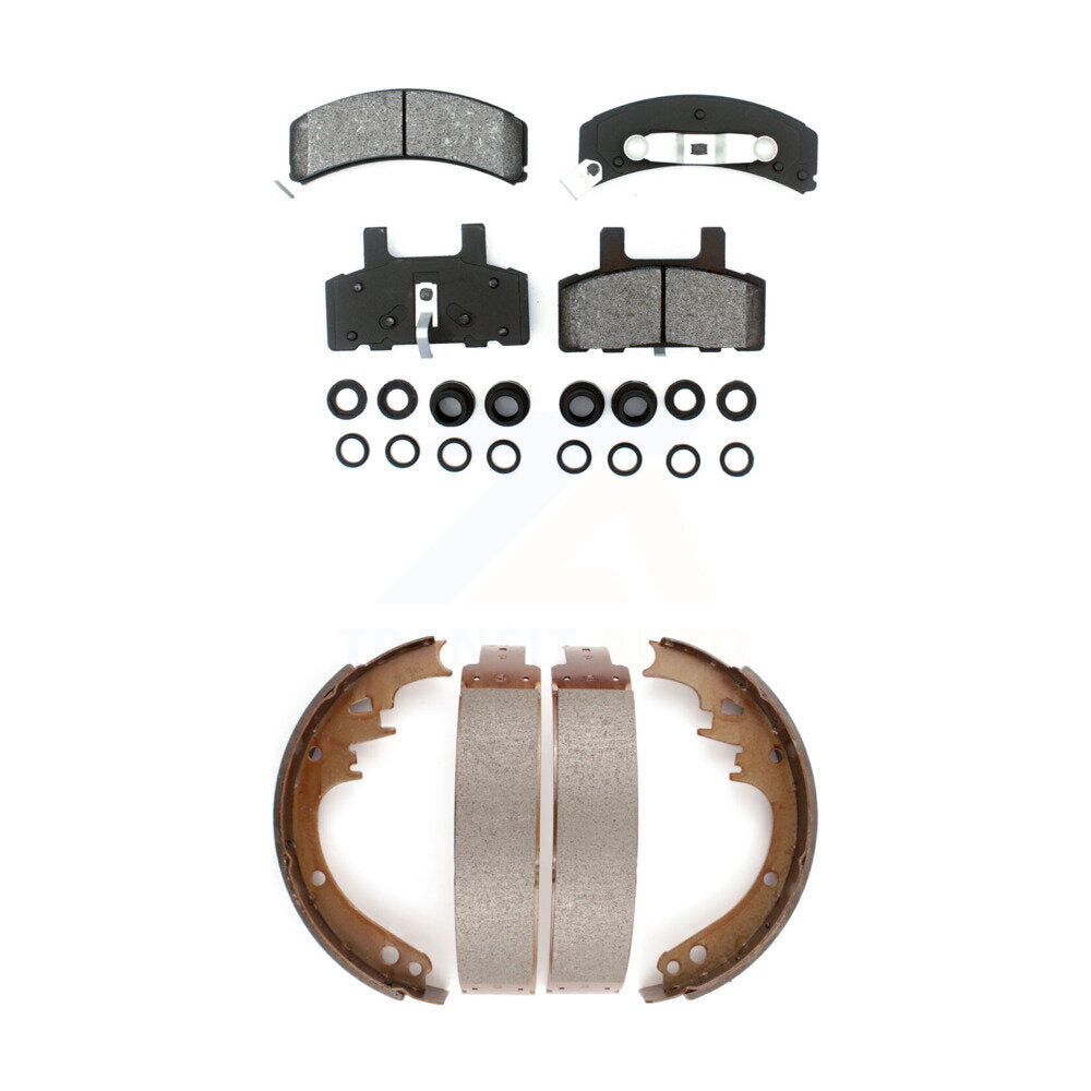 [Avant + Arrière] Kit de plaquette (semi-métallique) de frein pour Dodge Ram 1500 Cadillac DeVille KSN-100068