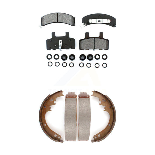[Avant + Arrière] Kit de plaquette (semi-métallique) de frein pour Dodge Ram 1500 Cadillac DeVille KSN-100068