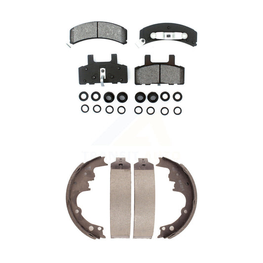 [Avant + Arrière] Kit de plaquette (semi-métallique) de frein pour 1990-2002 Chevrolet Astro GMC Safari AWD KSN-100070