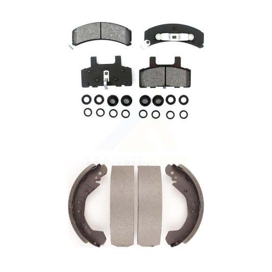 [Avant + Arrière] Kit de plaquette (semi-métallique) de frein pour Chevrolet C1500 K1500 GMC Tahoe Yukon Blazer KSN-100071