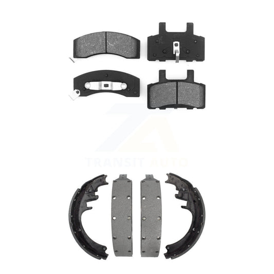 [Avant + Arrière] Kit de plaquette (semi-métallique) de frein pour Chevrolet Dodge Ram 2500 K2500 C2500 K1500 Suburban GMC C1500 C3500 K3500 KSN-100072