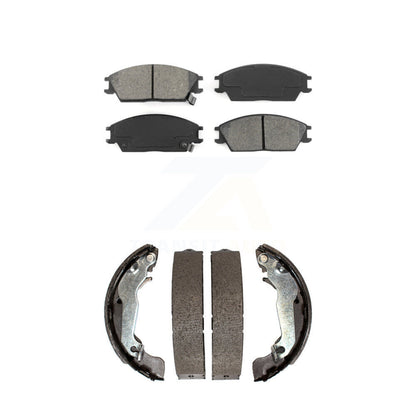 [Avant + Arrière] Kit de plaquette (semi-métallique) de frein pour 2003-2005 Hyundai Accent KSN-100085