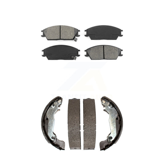 [Avant + Arrière] Kit de plaquette (semi-métallique) de frein pour 2003-2005 Hyundai Accent KSN-100085