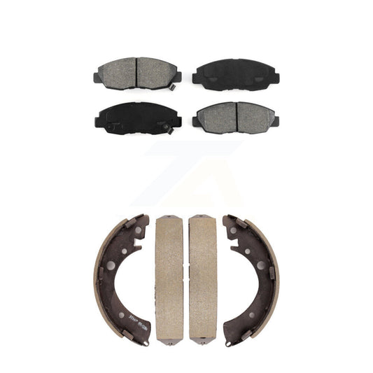 [Avant + Arrière] Kit de plaquette (semi-métallique) de frein pour Honda Civic Acura EL KSN-100091