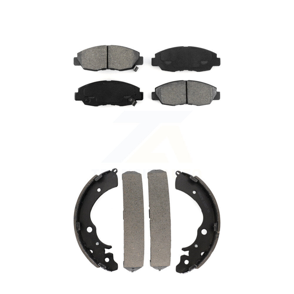 [Avant + Arrière] Kit de plaquette (semi-métallique) de frein pour 1998-2002 Honda Accord Sedan avec 2.3L KSN-100092