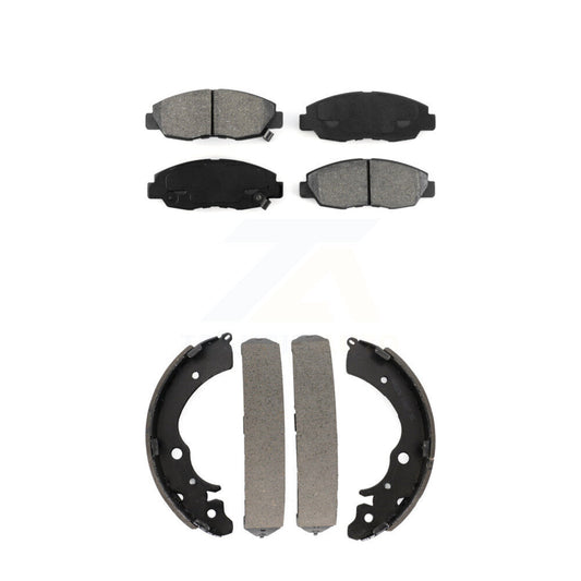 [Avant + Arrière] Kit de plaquette (semi-métallique) de frein pour 1998-2002 Honda Accord Sedan avec 2.3L KSN-100092