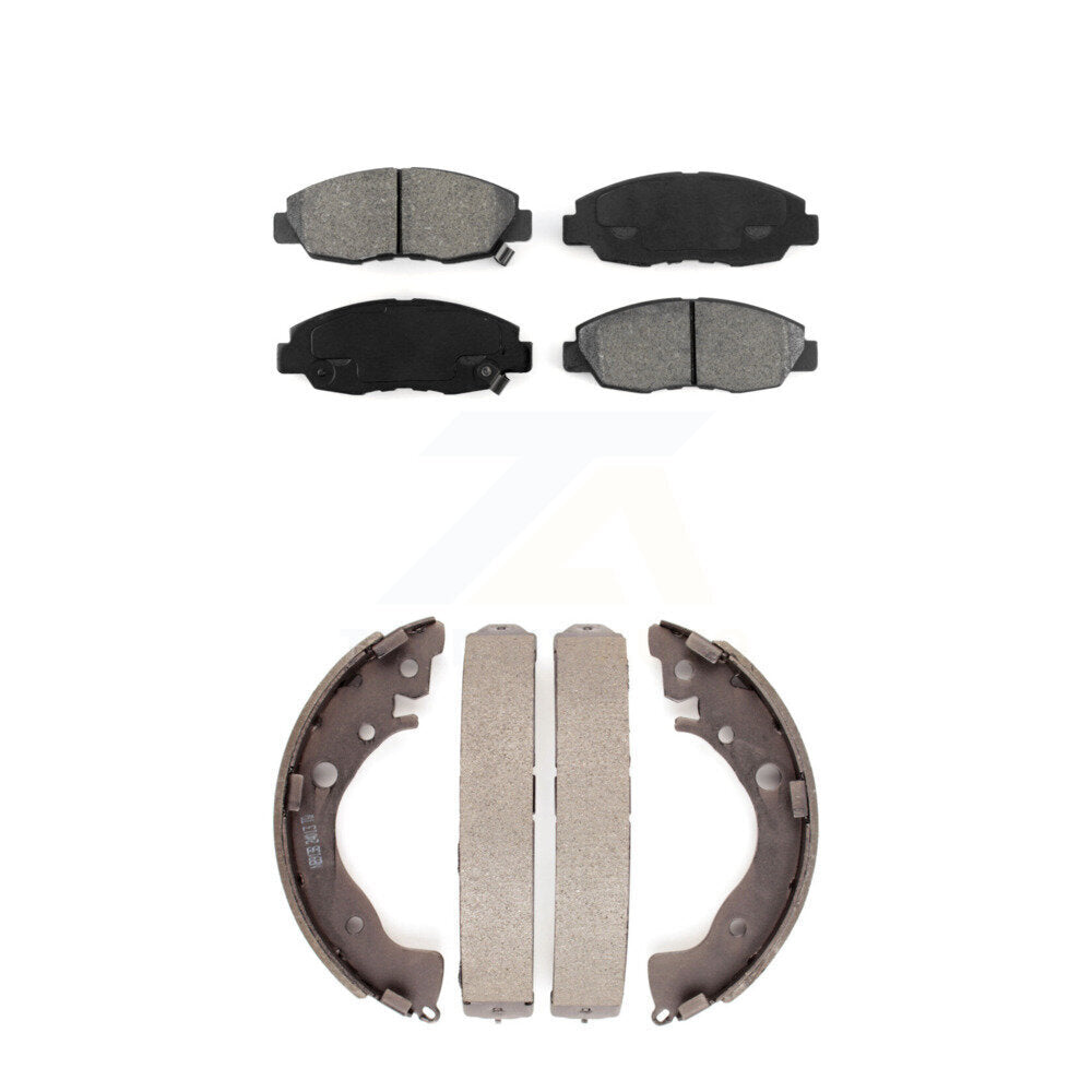 [Avant + Arrière] Kit de plaquette (semi-métallique) de frein pour Honda Civic Insight KSN-100093