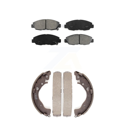 [Avant + Arrière] Kit de plaquette (semi-métallique) de frein pour Honda Civic Insight KSN-100093