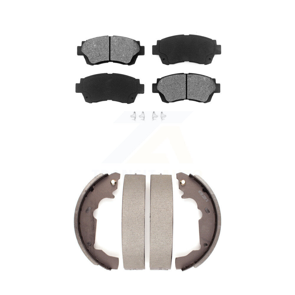[Avant + Arrière] Kit de plaquette (semi-métallique) de frein pour 1998-2003 Toyota Sienna KSN-100101