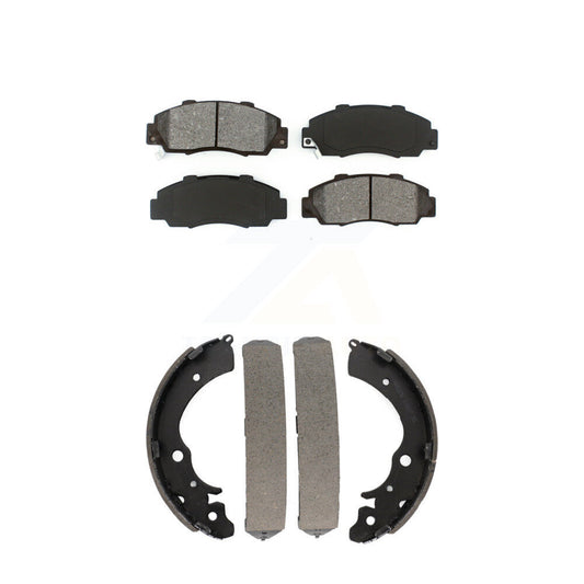 [Avant + Arrière] Kit de plaquette (semi-métallique) de frein pour Honda Accord CR-V KSN-100105