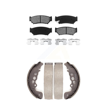 [Avant + Arrière] Kit de plaquette (semi-métallique) de frein pour 1999-2004 Chevrolet Tracker Suzuki Vitara KSN-100128