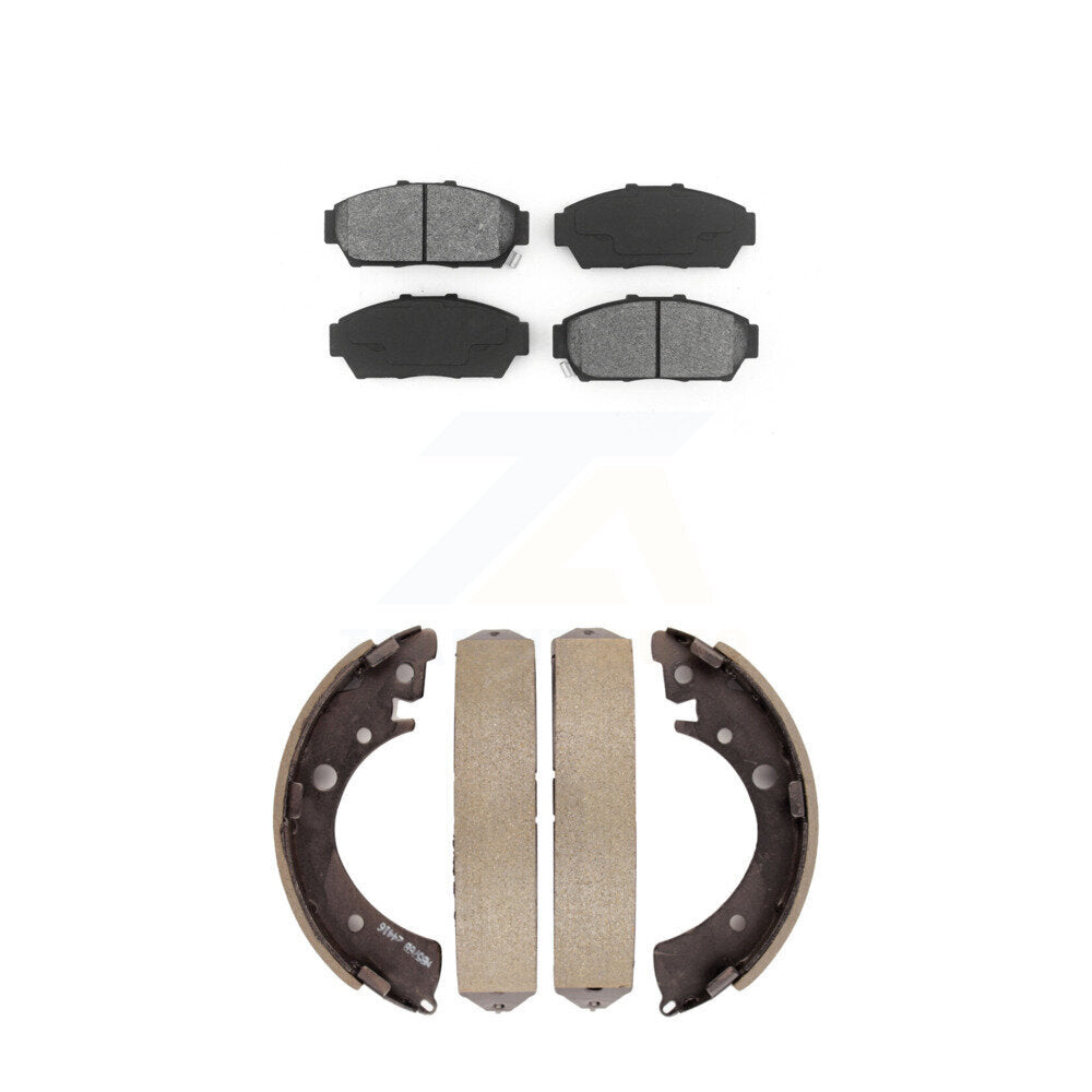 [Avant + Arrière] Kit de plaquette (semi-métallique) de frein pour Honda Civic KSN-100139