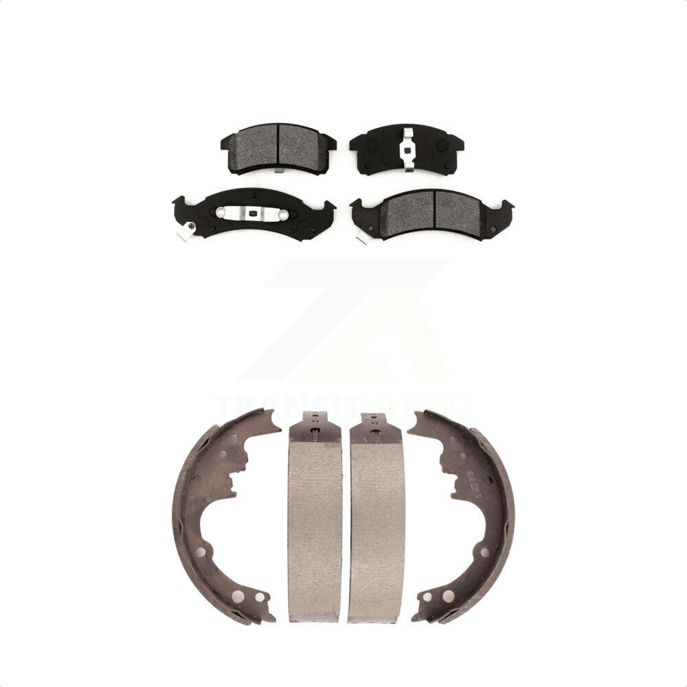 [Avant + Arrière] Kit de plaquette (semi-métallique) de frein pour 1994-1997 Chevrolet Camaro Pontiac Firebird KSN-100140 par Transit Auto