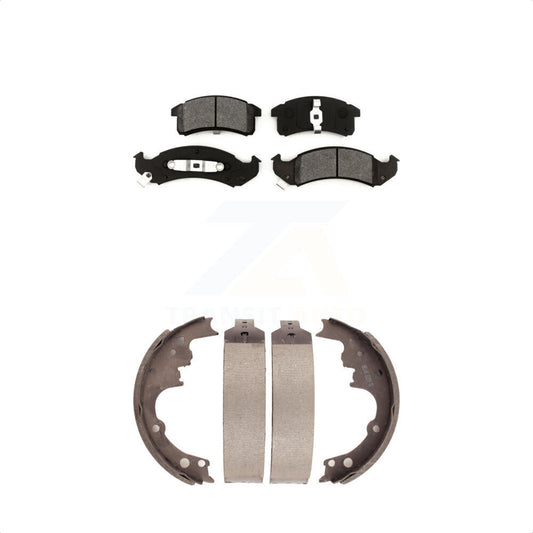 [Avant + Arrière] Kit de plaquette (semi-métallique) de frein pour 1994-1997 Chevrolet Camaro Pontiac Firebird KSN-100140 par Transit Auto