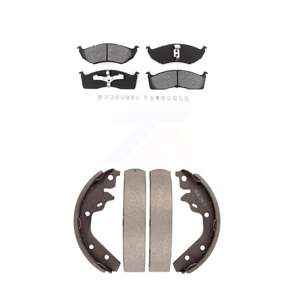 [Avant + Arrière] Kit de plaquette (semi-métallique) de frein pour 1995-1997 Neon Dodge Plymouth KSN-100146