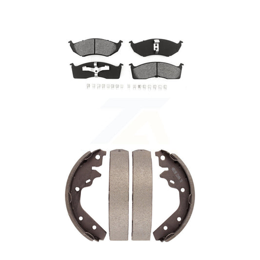 [Avant + Arrière] Kit de plaquette (semi-métallique) de frein pour 1995-1997 Neon Dodge Plymouth KSN-100146