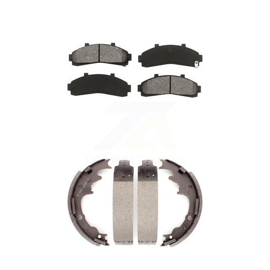 [Avant + Arrière] Kit de plaquette (semi-métallique) de frein pour Ford Ranger Mazda B3000 B2300 B2500 B4000 avec 9" Diameter KSN-100152