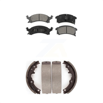 [Avant + Arrière] Kit de plaquette (semi-métallique) de frein pour Pontiac Sunfire Grand Am Oldsmobile Achieva KSN-100160 par Transit Auto