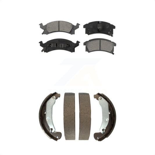 [Avant + Arrière] Kit de plaquette (semi-métallique) de frein pour 2003-2005 Pontiac Sunfire KSN-100161 par Transit Auto