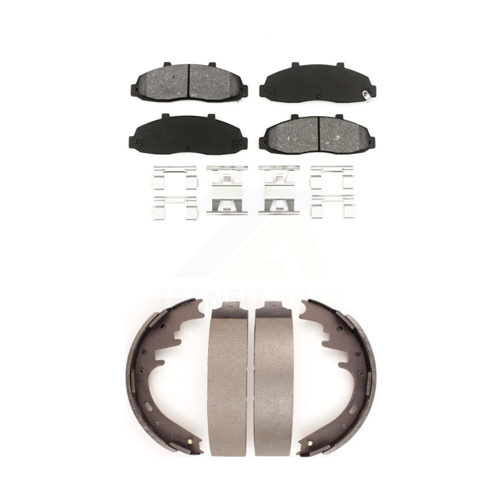 [Avant + Arrière] Kit de plaquette (semi-métallique) de frein pour Ford F-150 KSN-100163