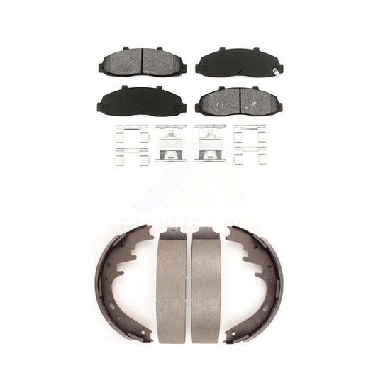 [Avant + Arrière] Kit de plaquette (semi-métallique) de frein pour Ford F-150 KSN-100163