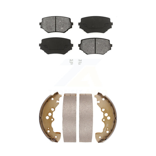 [Avant + Arrière] Kit de plaquette (semi-métallique) de frein pour Suzuki XL-7 Grand Vitara KSN-100165