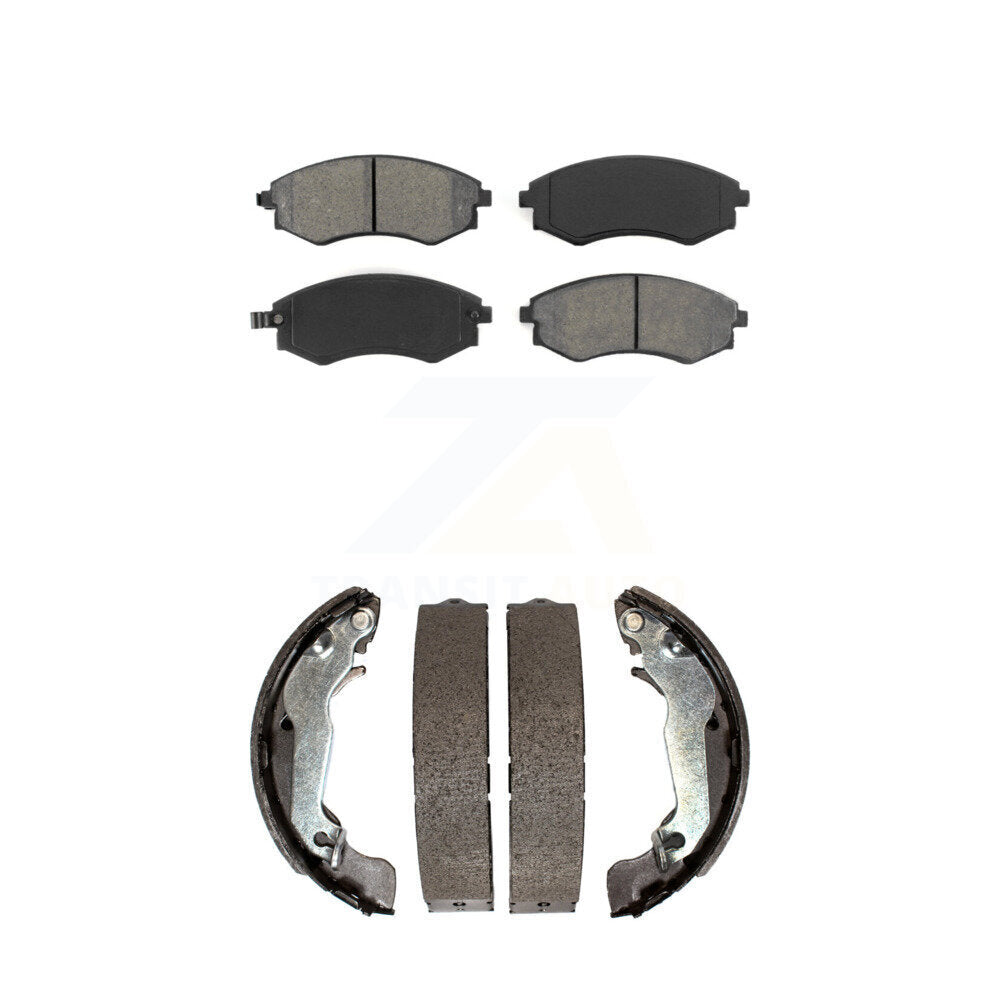 [Avant + Arrière] Kit de plaquette (semi-métallique) de frein pour Hyundai Elantra Tiburon KSN-100171
