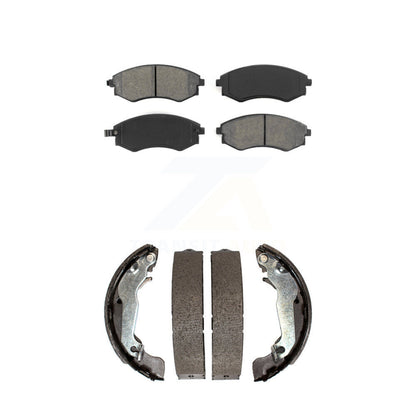 [Avant + Arrière] Kit de plaquette (semi-métallique) de frein pour Hyundai Elantra Tiburon KSN-100171