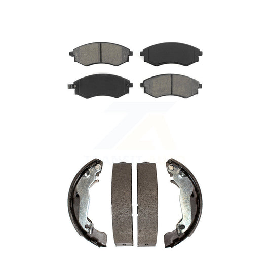 [Avant + Arrière] Kit de plaquette (semi-métallique) de frein pour Hyundai Elantra Tiburon KSN-100171