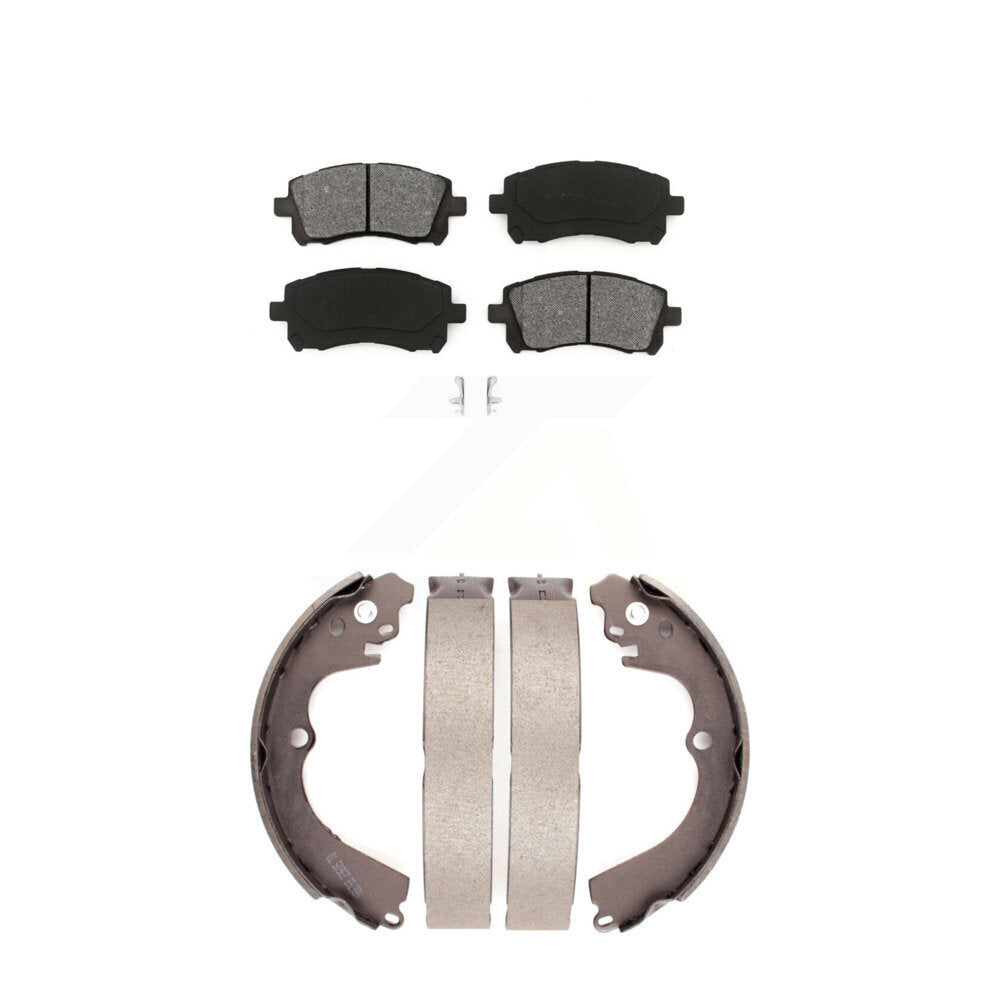 [Avant + Arrière] Kit de plaquette (semi-métallique) de frein pour Subaru Outback Forester Legacy Impreza KSN-100175