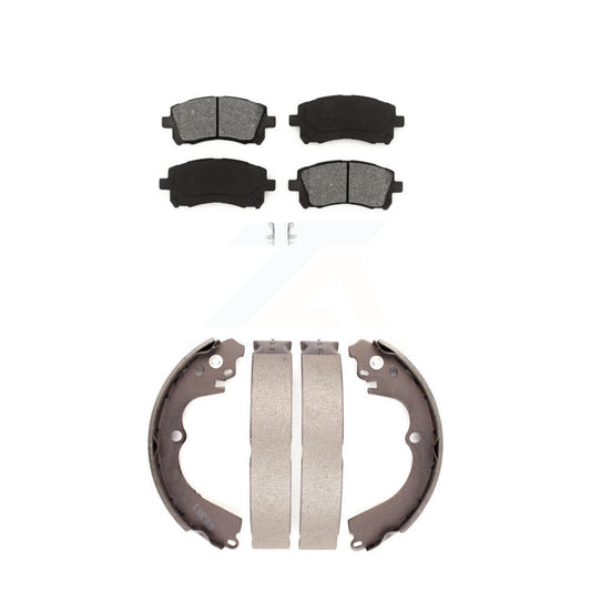 [Avant + Arrière] Kit de plaquette (semi-métallique) de frein pour Subaru Outback Forester Legacy Impreza KSN-100175