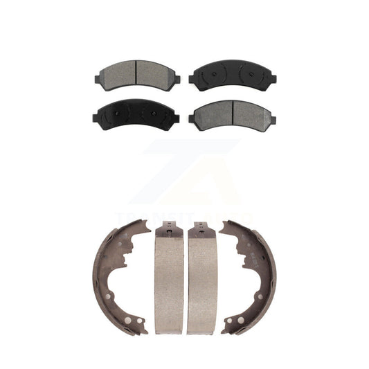 [Avant + Arrière] Kit de plaquette (semi-métallique) de frein pour Chevrolet S10 Blazer GMC Jimmy 4WD KSN-100177
