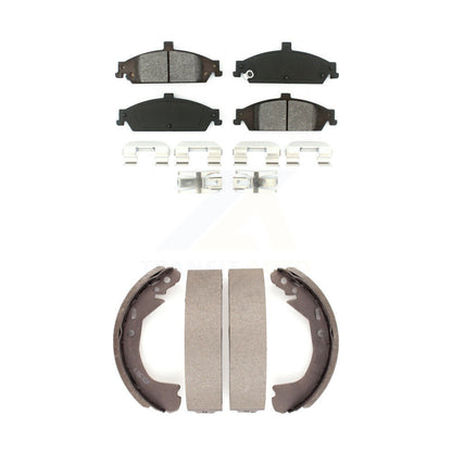 [Avant + Arrière] Kit de plaquette (semi-métallique) de frein pour Chevrolet Pontiac Grand Am Malibu Classic Oldsmobile Alero Cutlass KSN-100178