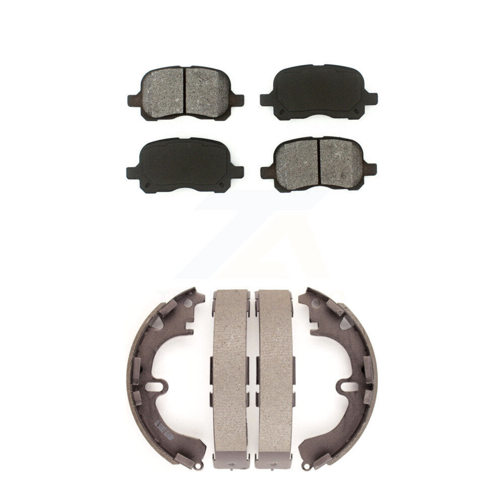 [Avant + Arrière] Kit de plaquette (semi-métallique) de frein pour Toyota Corolla Chevrolet Prizm KSN-100180