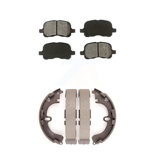 [Avant + Arrière] Kit de plaquette (semi-métallique) de frein pour Toyota Corolla Chevrolet Prizm KSN-100180
