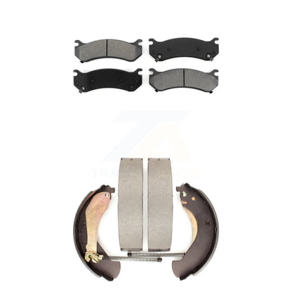[Avant + Arrière] Kit de plaquette (semi-métallique) de frein pour Chevrolet Silverado 1500 GMC Sierra Classic KSN-100189