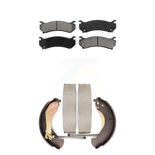 [Avant + Arrière] Kit de plaquette (semi-métallique) de frein pour Chevrolet Silverado 1500 GMC Sierra Classic KSN-100189