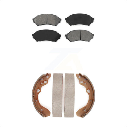 [Avant + Arrière] Kit de plaquette (semi-métallique) de frein pour Mazda Protege KSN-100191 par Transit Auto