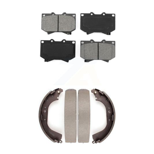 [Avant + Arrière] Kit de plaquette (semi-métallique) de frein pour 2000-2002 Toyota Tundra 4.7" Plate longueur KSN-100195