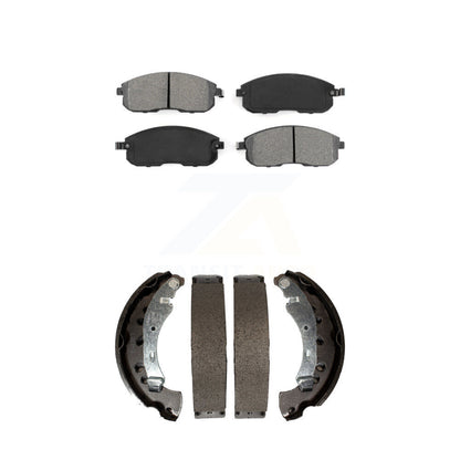 [Avant + Arrière] Kit de plaquette (semi-métallique) de frein pour 2013-2019 Nissan Sentra KSN-100196