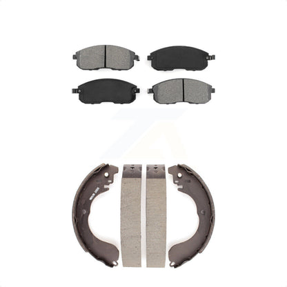 [Avant + Arrière] Kit de plaquette (semi-métallique) de frein pour Nissan Sentra Versa Cube KSN-100197 par Transit Auto